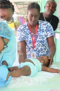 Unit choléra St Damien en Haïti