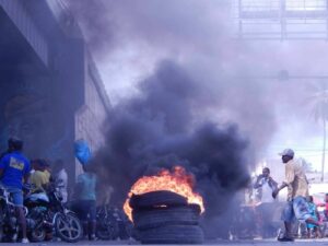 Photo montrant les dégâts de la crise en Haïti.